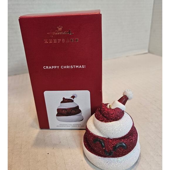 Hallmark Keepsake "Crappy Christmas" Musical ornament 2021"Jingle Bells" Battery - Picture 1 of 9